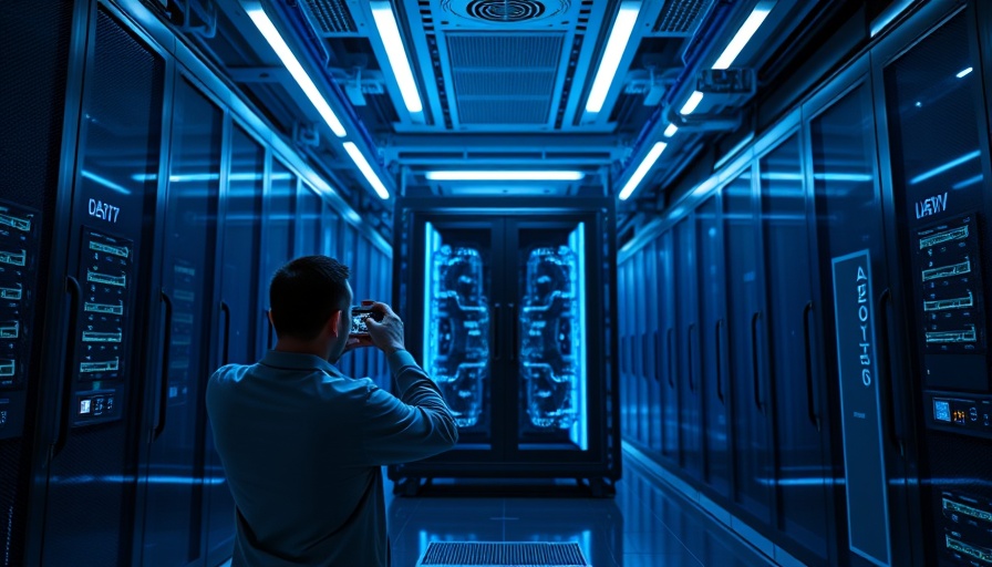 Huawei AI chip technology displayed in modern data center.