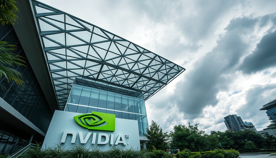 Nvidia headquarters with futuristic architecture for Nvidia OpenAI Deal.