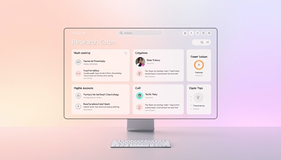 Modern interface of Microsoft AI digital assistant for research tasks.