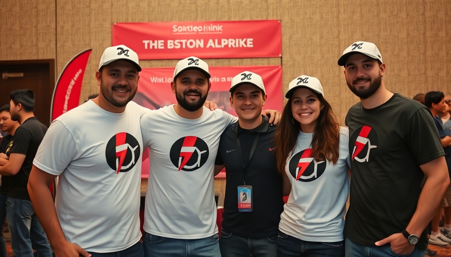 People in branded t-shirts at event promoting perplexity ai.