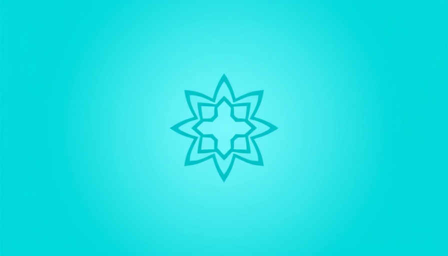 Geometric teal logo on gradient blue background, perplexity ai