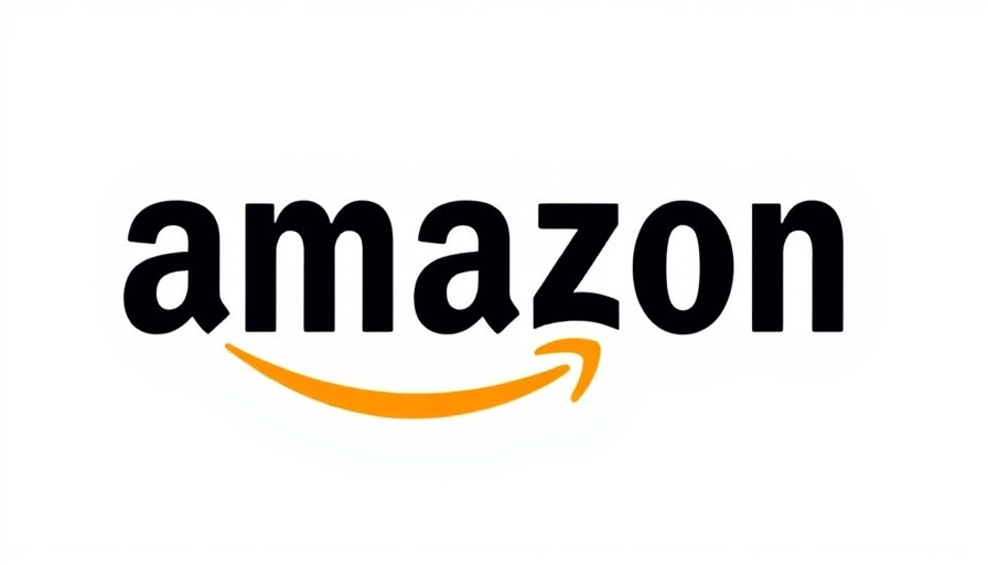 Simple Amazon logo on white background.