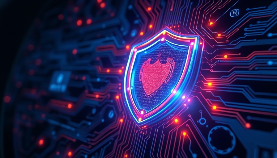 Futuristic digital shield symbolizing agentic AI security.