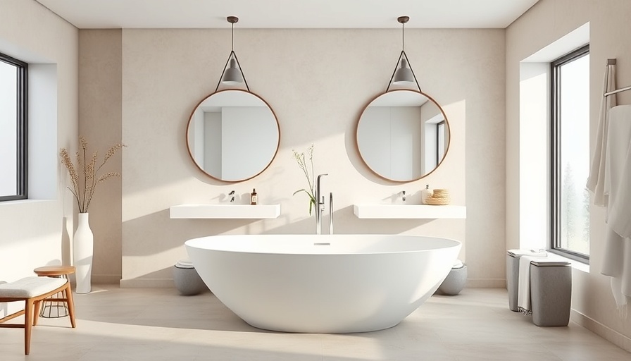 Modern bathroom design showcasing surface trends for kitchens and bathrooms