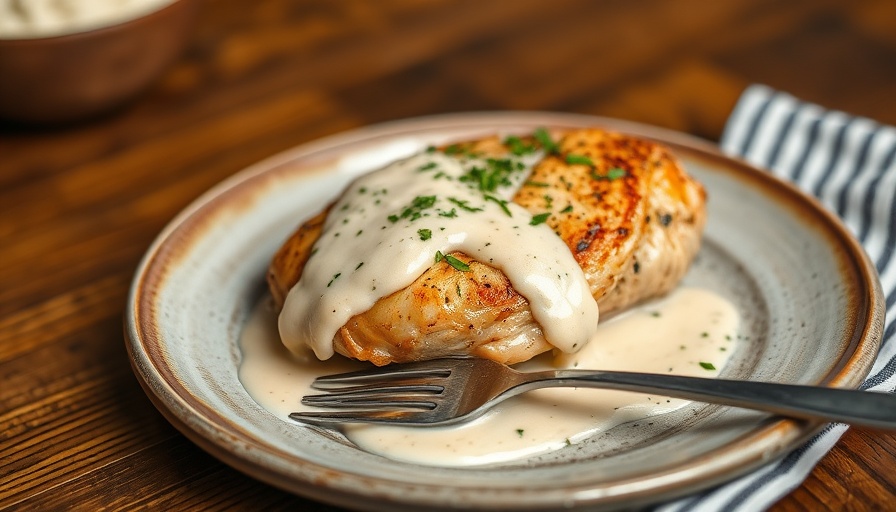 Martha Stewart Chicken Recipe with creamy sauce and herbs.