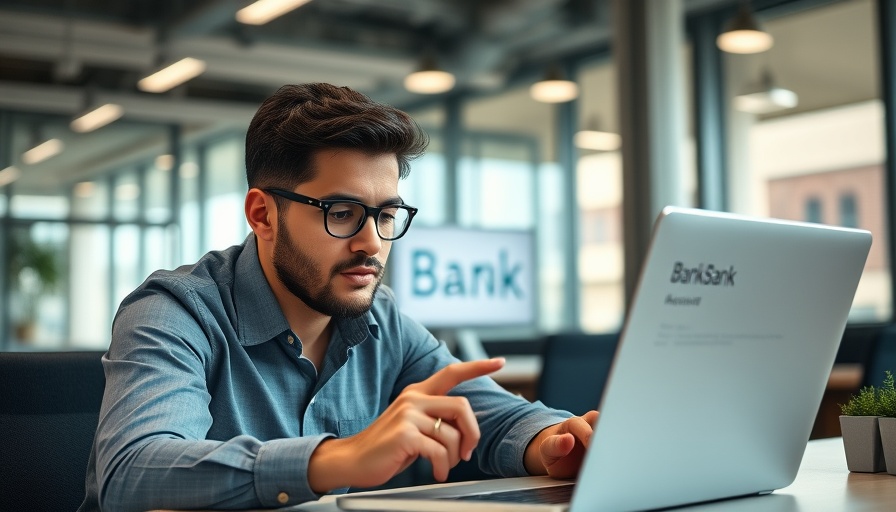 Self-employed professional exploring best bank accounts online