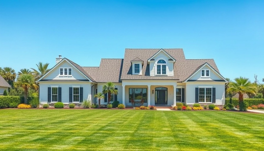 Elegant suburban house illustrating how to accurately calculate square footage.