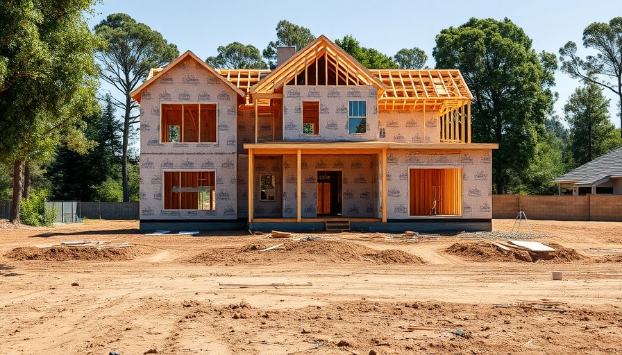 Find out who owns a property under construction in a suburban area.