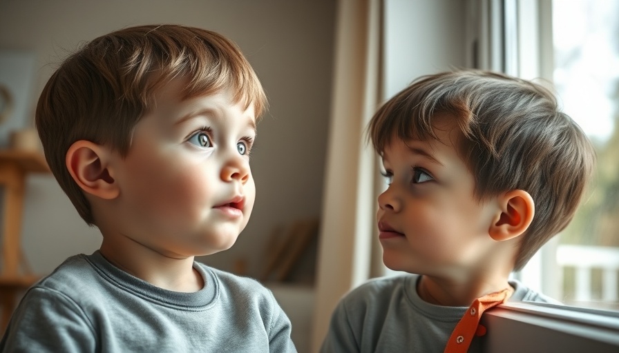 Boys engaged in indoor activities by window.