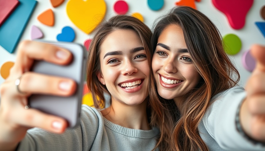 Trending Instagram Reel example with woman taking selfie
