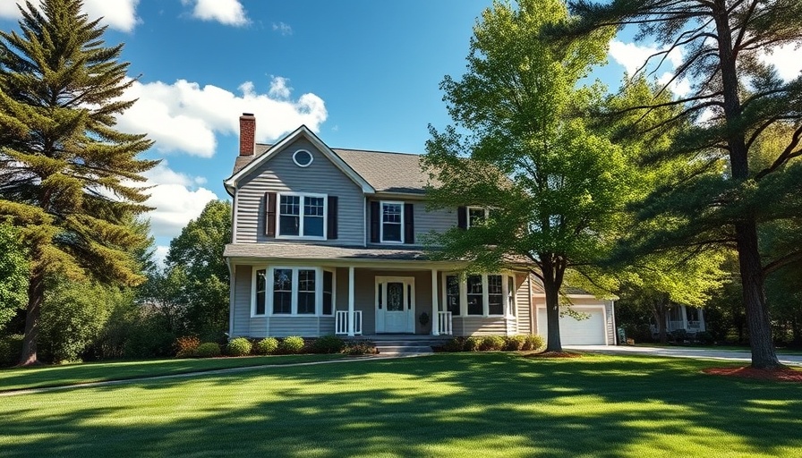 Charming suburban house with a lawn, buy a house with a 600 credit score.