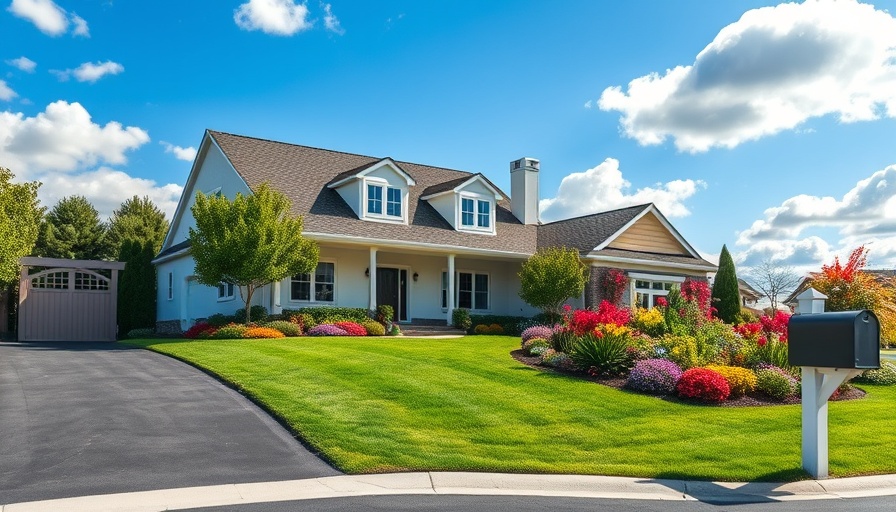 Modern suburban house with garden on a sunny day, addressing 'Why is my house not selling?'