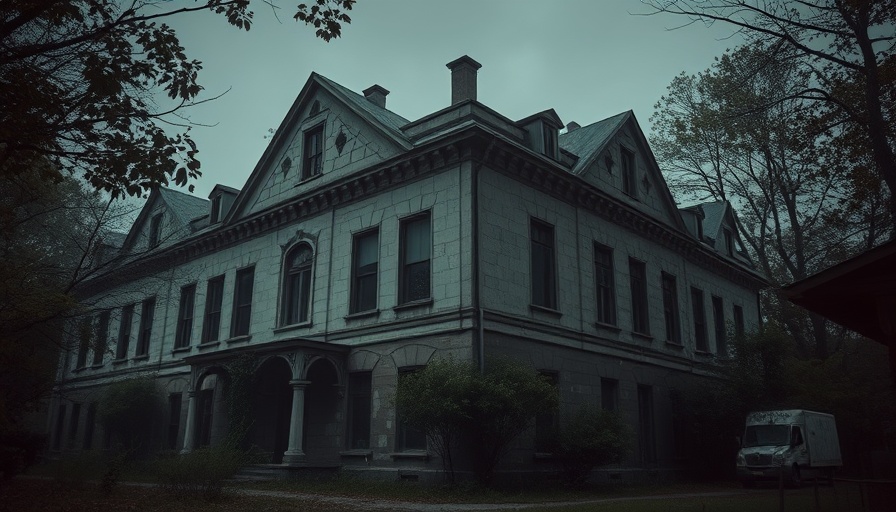 Eerie abandoned building suggesting deed theft conviction in New York