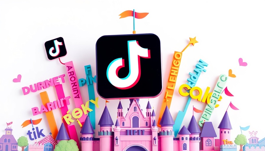 Vibrant collage with TikTok elements for real estate lessons.