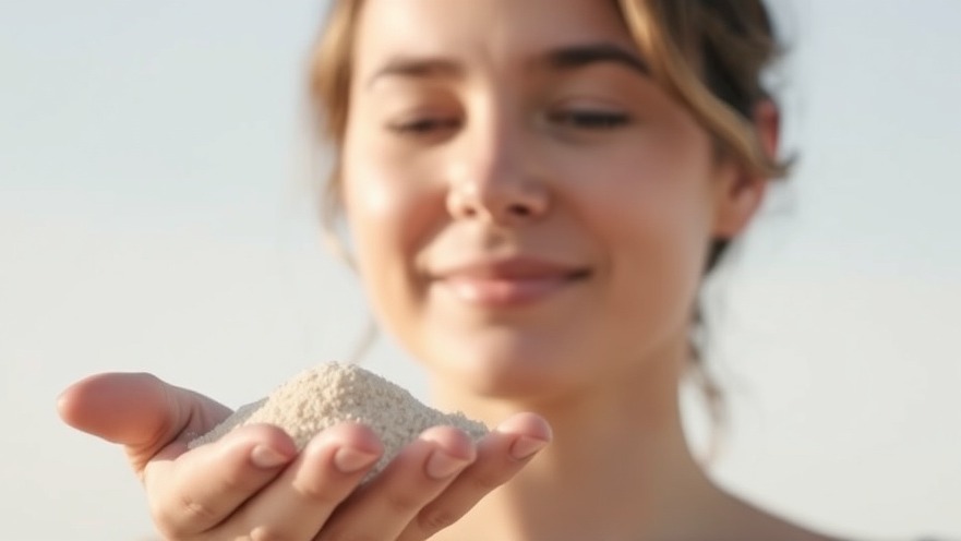 A serene individual releasing sand, embodying mindfulness and letting go.