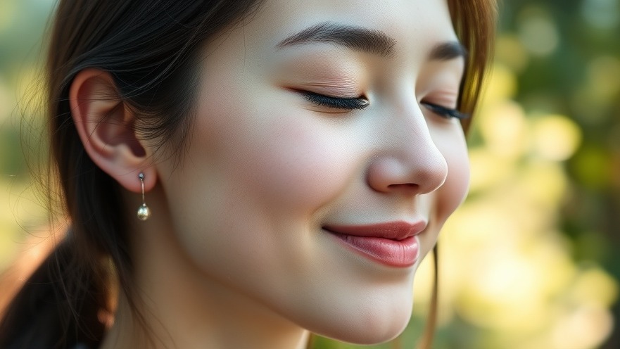 Serene young woman practicing relaxation techniques in soft morning light.