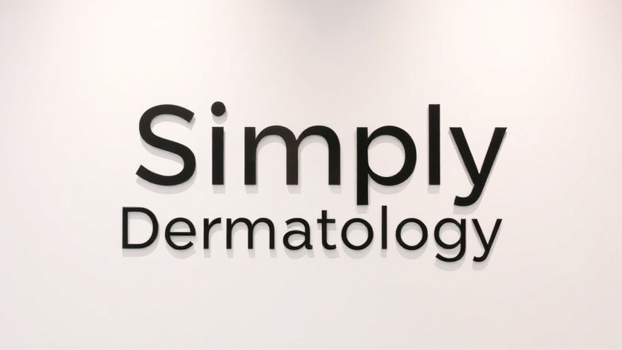 Simply Dermatology logo in black on a white background