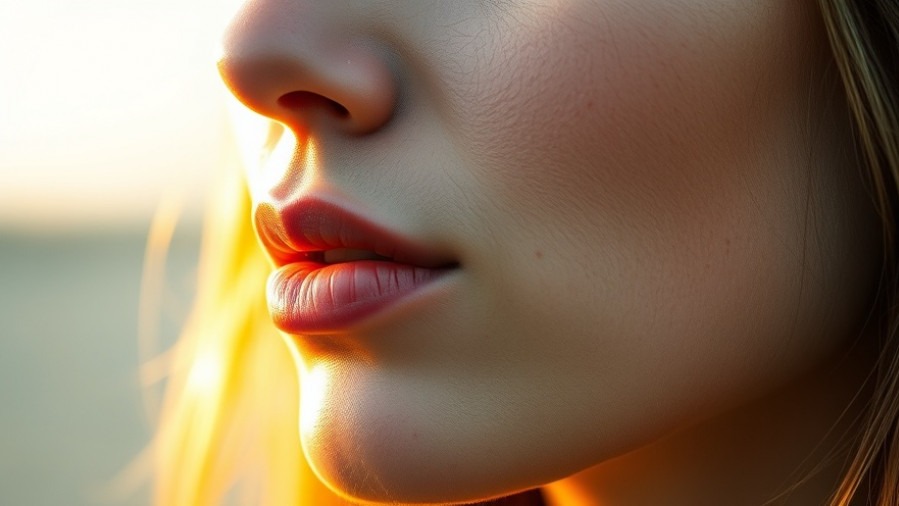 Serene individual exhaling, symbolizing the impact of self-talk and healing through words.