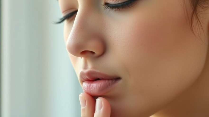Mindful oral health practice focused on serenity and wellness.