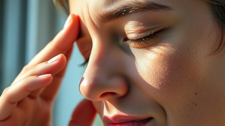 Individual using holistic health techniques for nasal congestion relief, showing instant relief.