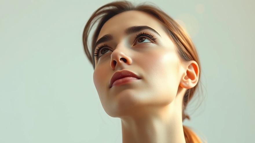 Mindfulness portrait of a woman in soft light, symbolizing emotional health.
