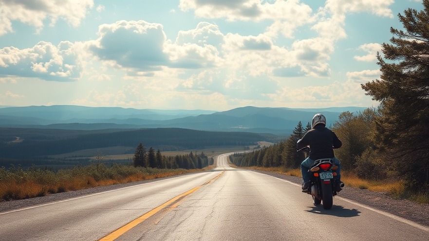 A serene open road symbolizing mindfulness and emotional awareness in meditation.