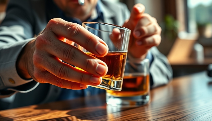 Hands holding whiskey and cigarette, illustrating extrinsic factors and aging.