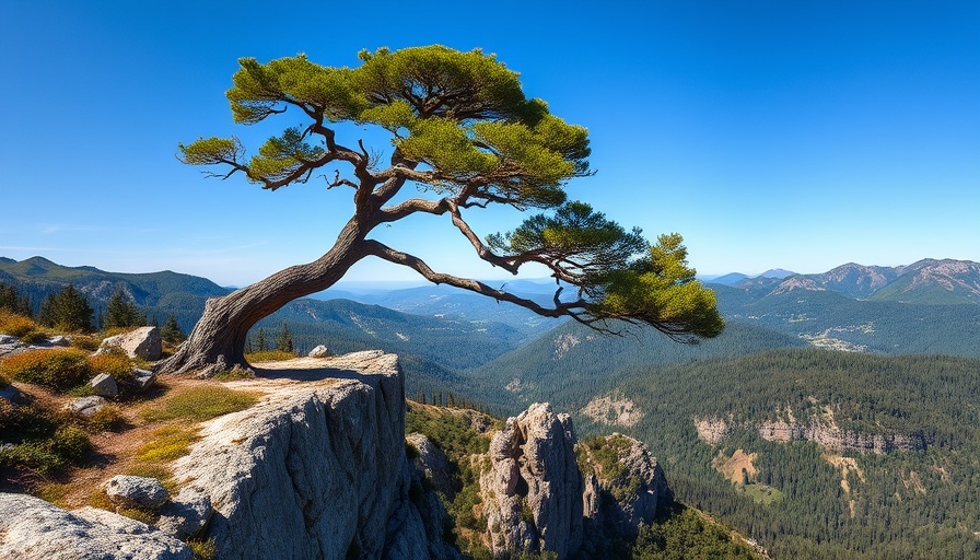 Serene mountain landscape representing mindfulness and wellness practices.