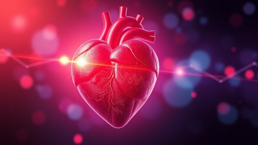 A healthy heart symbolizing lower cholesterol and heart health foods.
