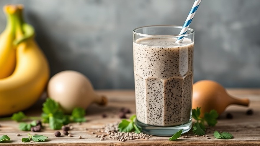 Chia seed smoothie for natural weight loss benefits, including cinnamon.