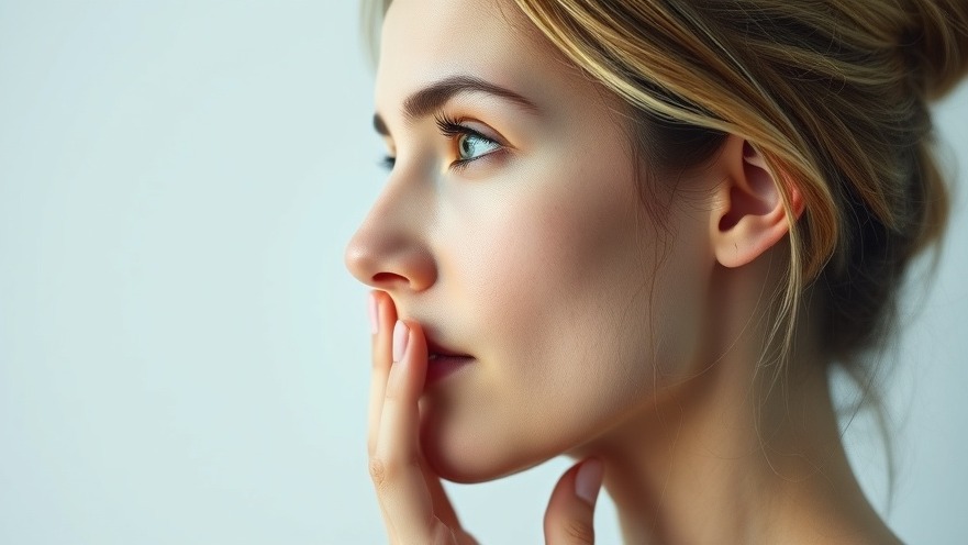 Young woman contemplating biological age and health lifestyle choices.