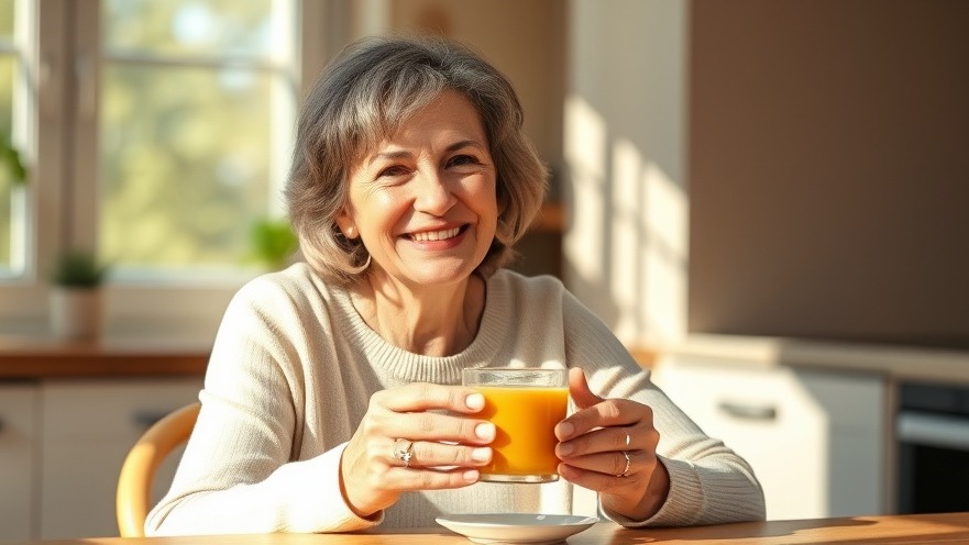Smiling woman enjoying ginger tea, embracing ginger health benefits for heart wellness.