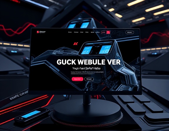 innovative website overhaul, captivating aesthetics, introducing cutting-edge technology, photorealistic, featuring a futuristic theme with 3D rendered backgrounds, highly detailed, parallax scrolling with animated layers, cross-browser compatibility, black and metallic, cool lighting, constructed using a 4K monitor.