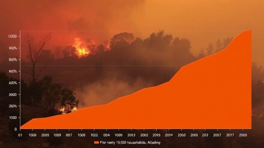 Extent of property damage in California from wildfires recovery efforts.