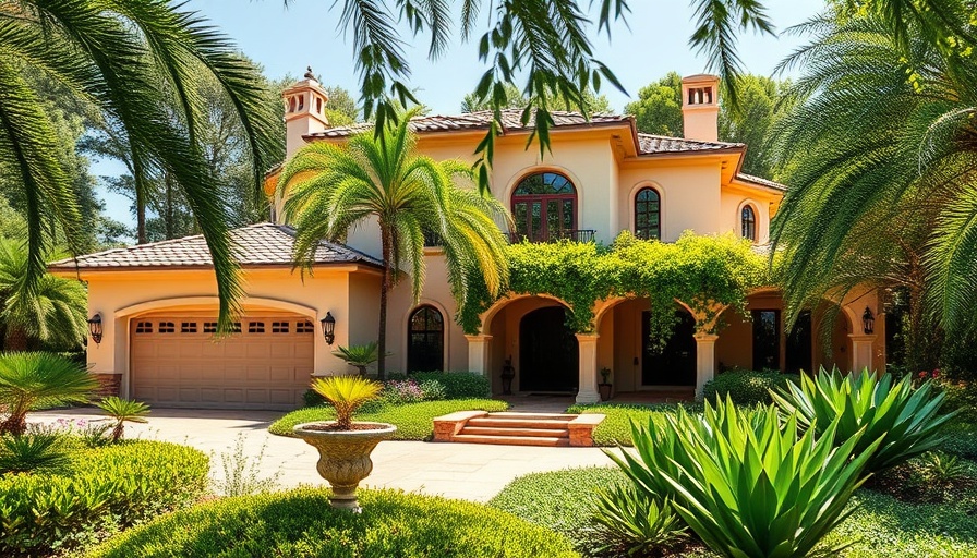 Spanish-style villa showing Measure ULA impacts on residential development.