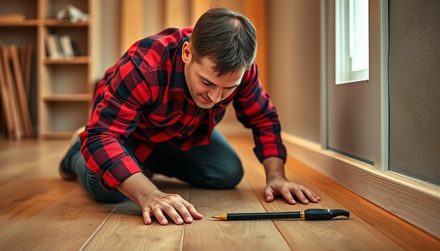 Craftsman installing flooring outlines new flooring cost vs. benefit.