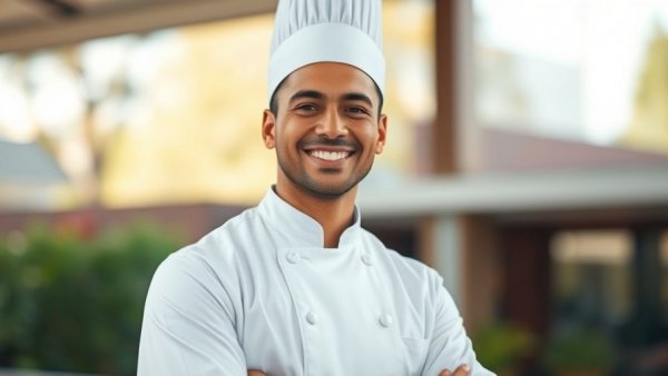 Chef standing outdoors at Irregardless, enhancing dining experience.