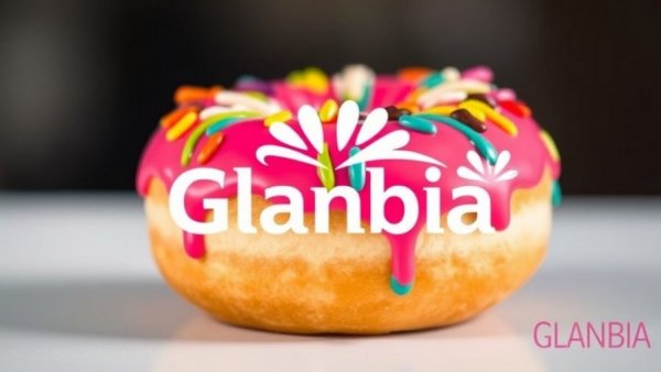 Glanbia Pleasure with Purpose Campaign donust and logo.