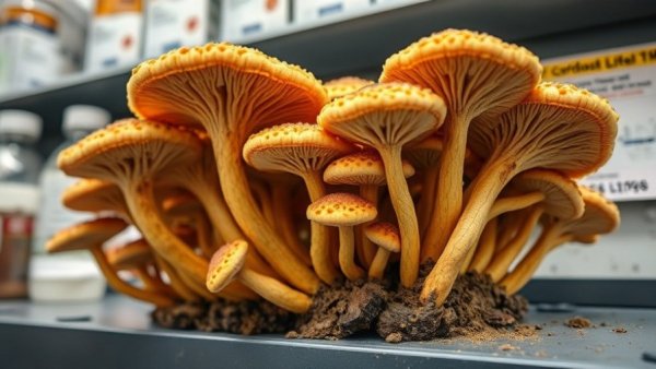 CordyFuel high-potency cordyceps in scientific setting.