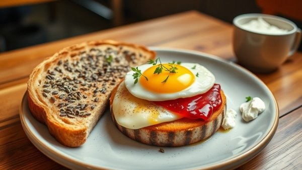 Mediterranean brunch in Raleigh with egg and toast dishes.