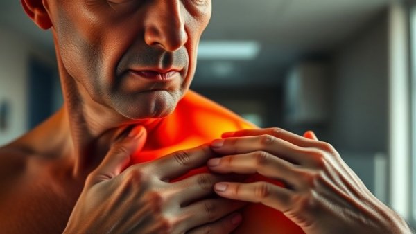 Close-up of person with shoulder pain highlighting shoulder impingement treatment