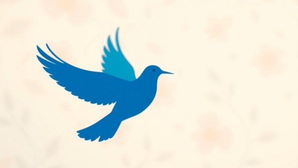 Mindfulness and Democracy artwork with blue bird in flight.