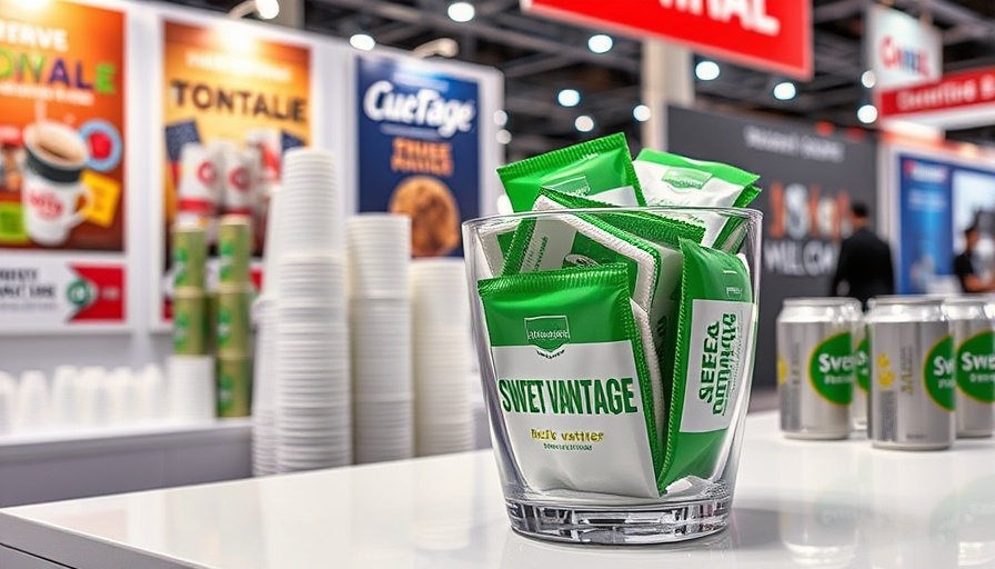 Natural sweeteners display at IFT FIRST 2025 booth.