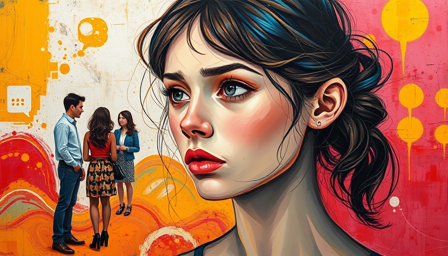 Abstract art depicting self-rejection and social anxiety in sports dynamics.