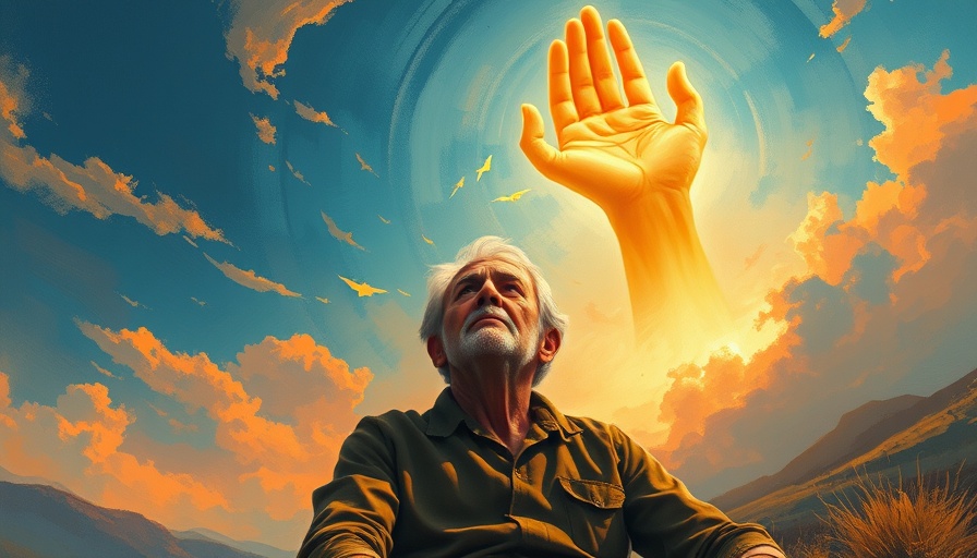 Illustration of vulnerability and reflection in a dreamlike scene