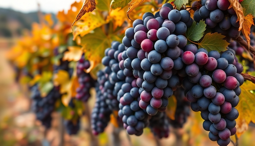 MegaNatural-BP Grape Seed Extract vibrant grape clusters on vine