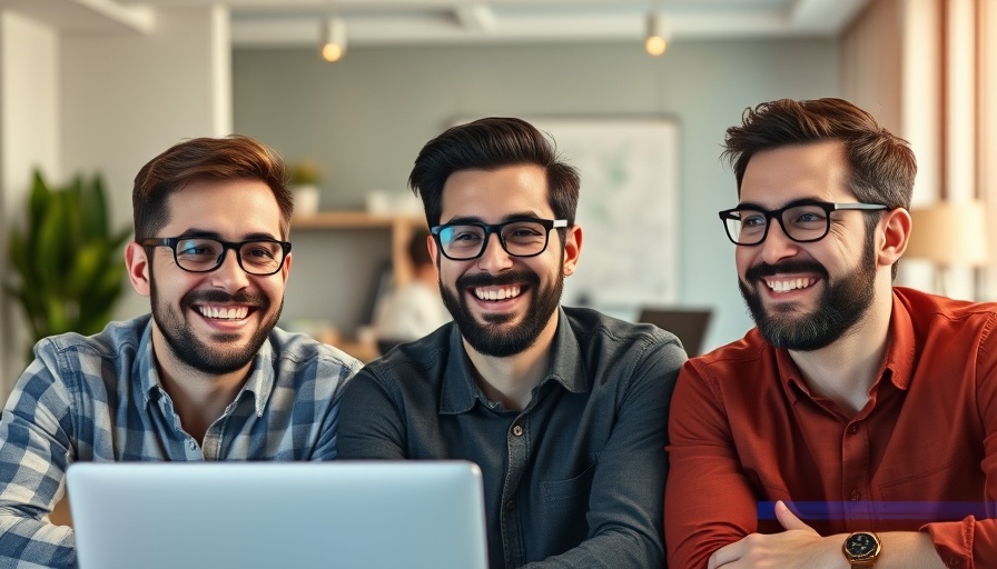Three men in virtual call discussing zero sugar nootropic coffee.