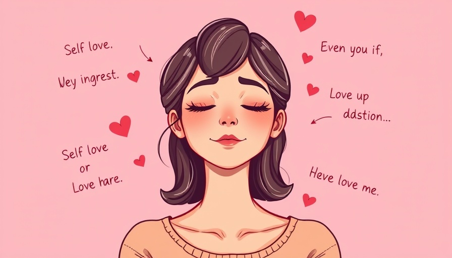 Understanding Complex Trauma: self-love and healing illustration.