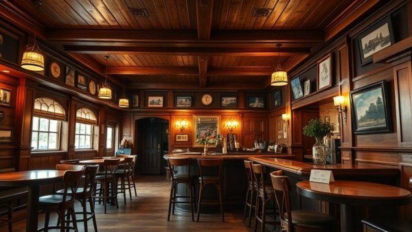 Cozy rural pub rental interior in County Armagh.