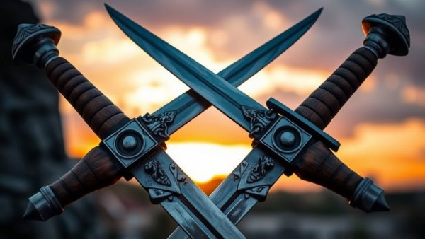 Crossed swords icon representing Arnis Filipino Martial Arts.